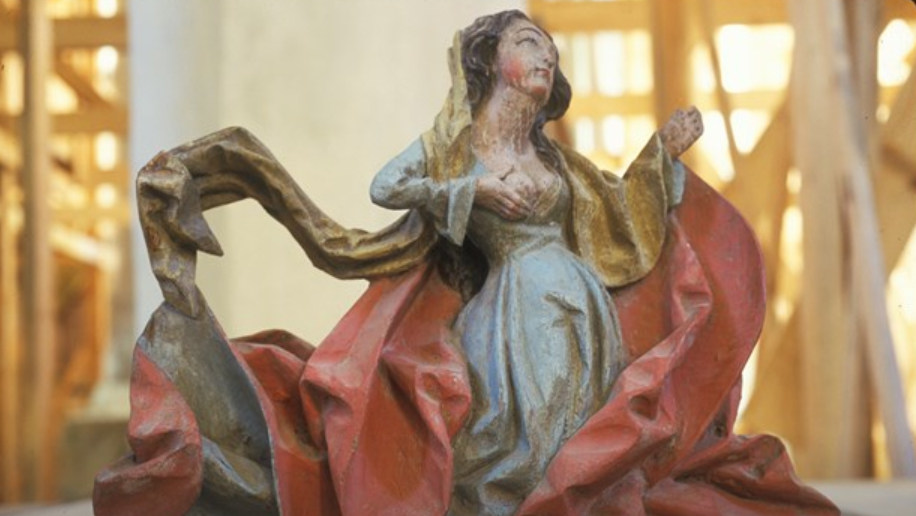 Один из экспонатов музея похищенных культурных ценностей ЮНЕСКО – статуэтка из Эстонии.